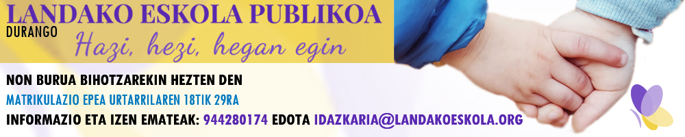 LANDAKO ESKOLA BANNER
